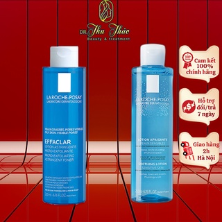 Toner La Roche Posay Effaclar cho da dầu mụn, La Roche Posay Soothing Lotion Sensitive cho da nhạy cảm 200ml