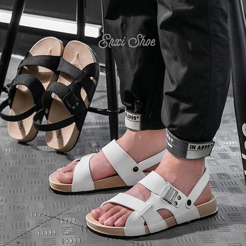 Dép Sandal Đế Bằng Chống Trượt Thời Trang Cho Nam