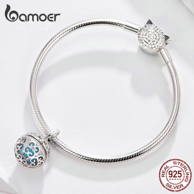 Charm hộp tròn Bamoer dùng làm trang sức SCC1198