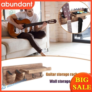 Giá đỡ gỗ gắn tường có móc treo đồ tiện dụng