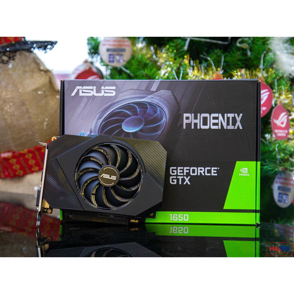 Card màn hình Asus PH-GTX 1650-4GD6-P (4GB GDDR6, 128-bit, DVI+HDMI+DP)