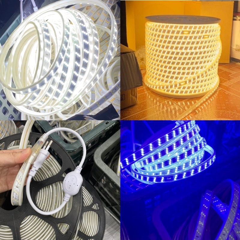 Sale _Dây đèn led hắt trần 3 mắt 1 hàng bóng: 156 bóng siêu sáng