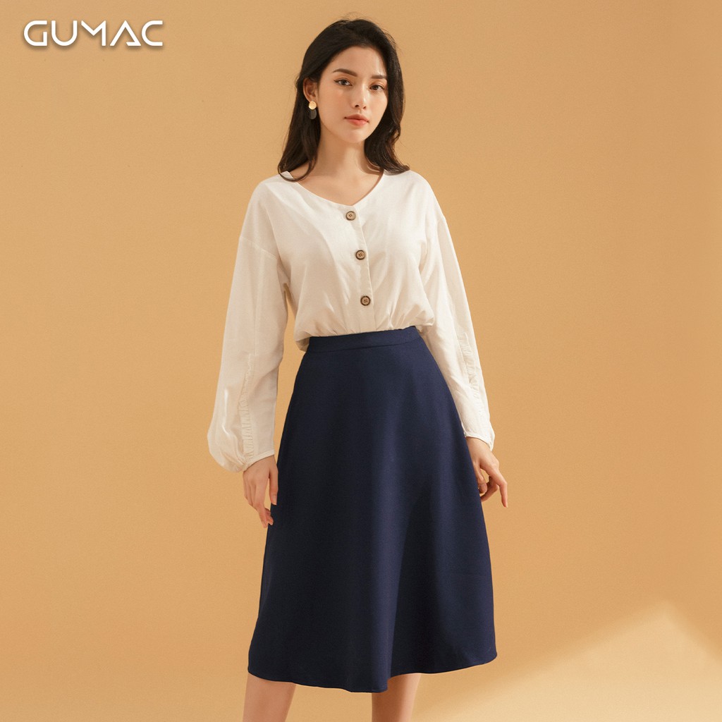 [Mã WAAUG giảm 15% tối đa 30k đơn 99k] Chân váy xòe cơ bản VA706 GUMAC | BigBuy360 - bigbuy360.vn