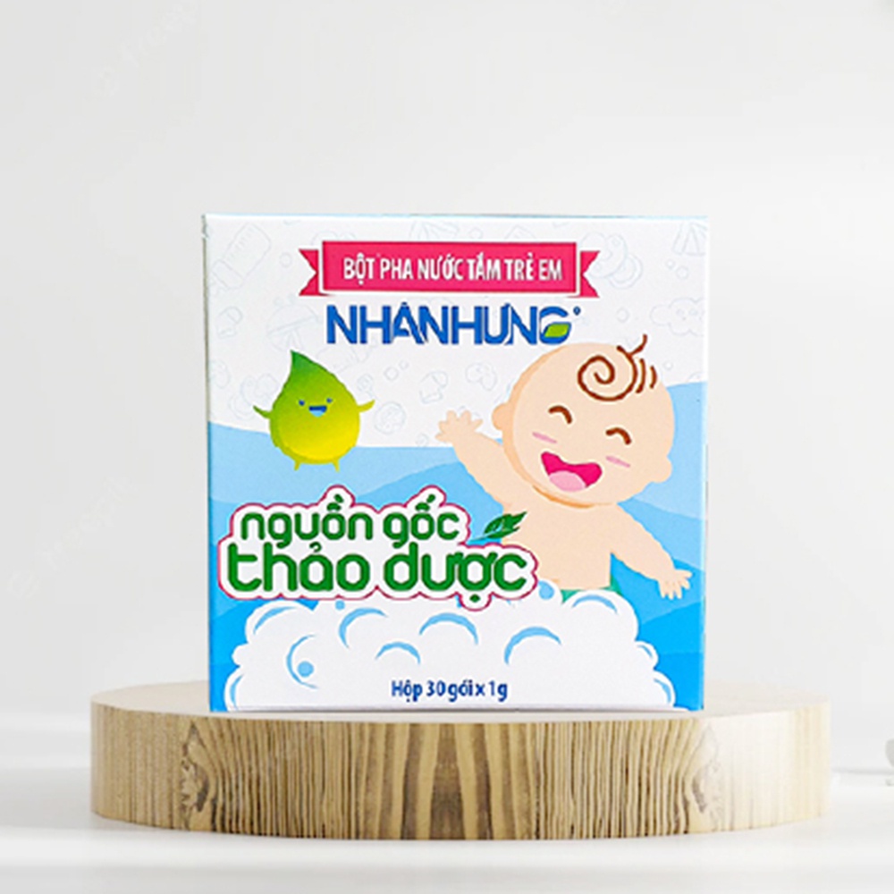 Bột tắm Nhân Hưng cho bé (30 gói)