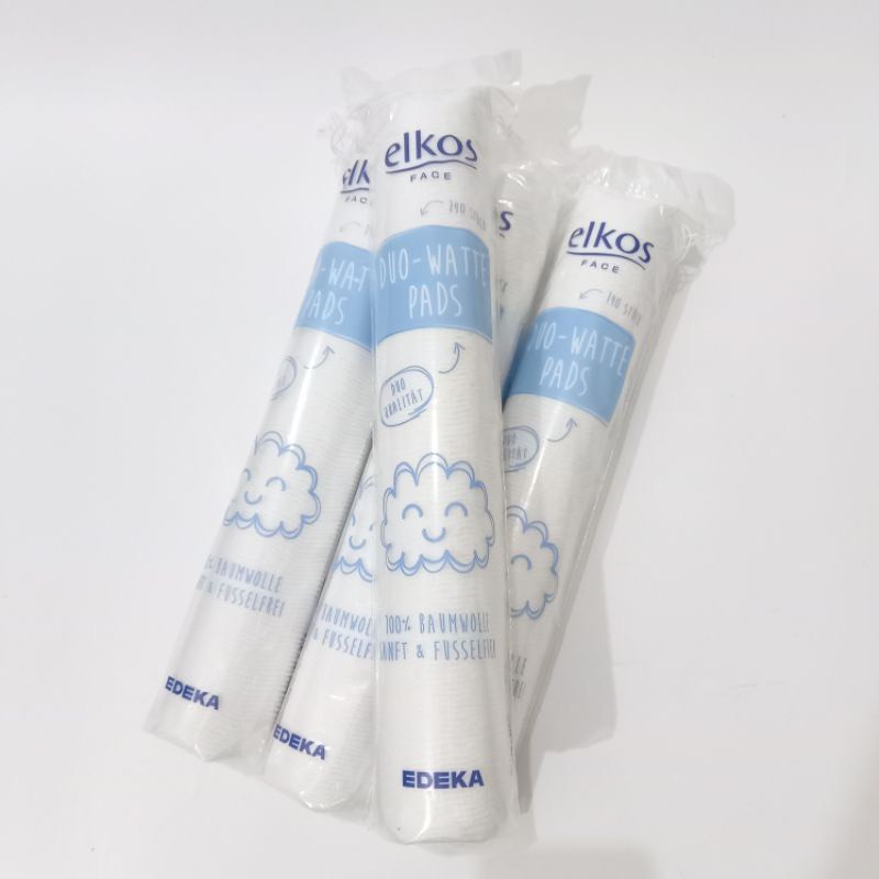 Bông tẩy trang Đức Elkos [140 miếng]