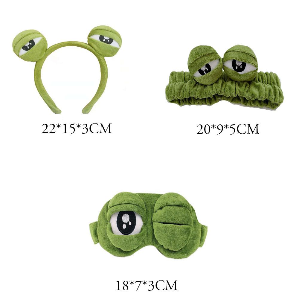 Cài tóc/ Băng đô kiểu chú ếch hoạt hình co giãn tốt chống trượt thời trang dành cho nữ