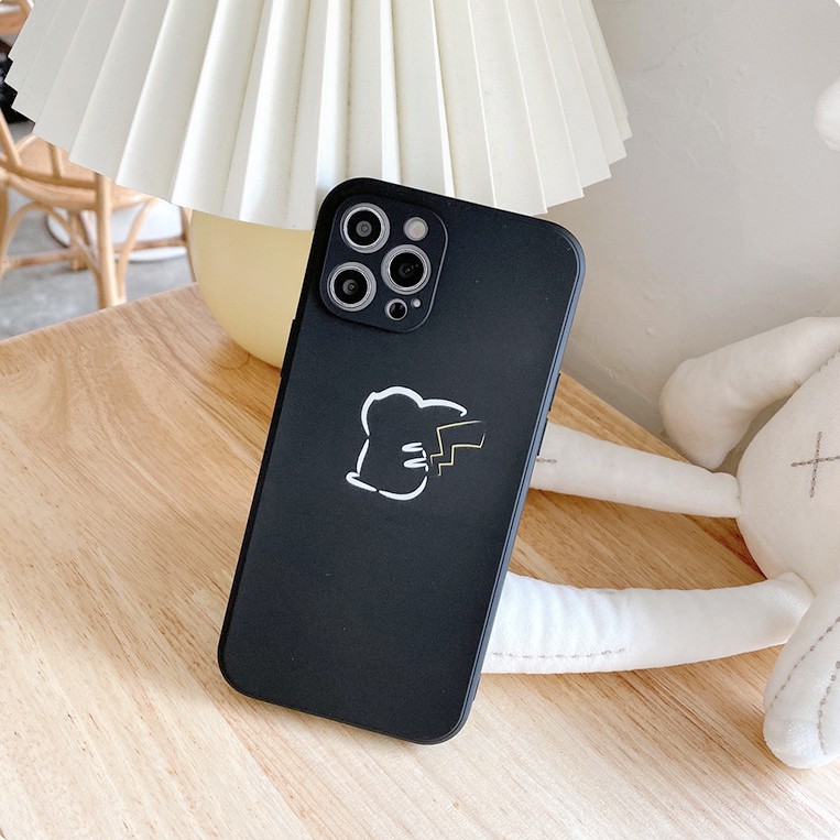 Ốp lưng iphone Pokepoke cạnh vuông in hình viền 6/6plus/6s/6splus/7/7plus/8/8plus/x/xr/xs/11/12/13/pro/max/plus/promax | BigBuy360 - bigbuy360.vn