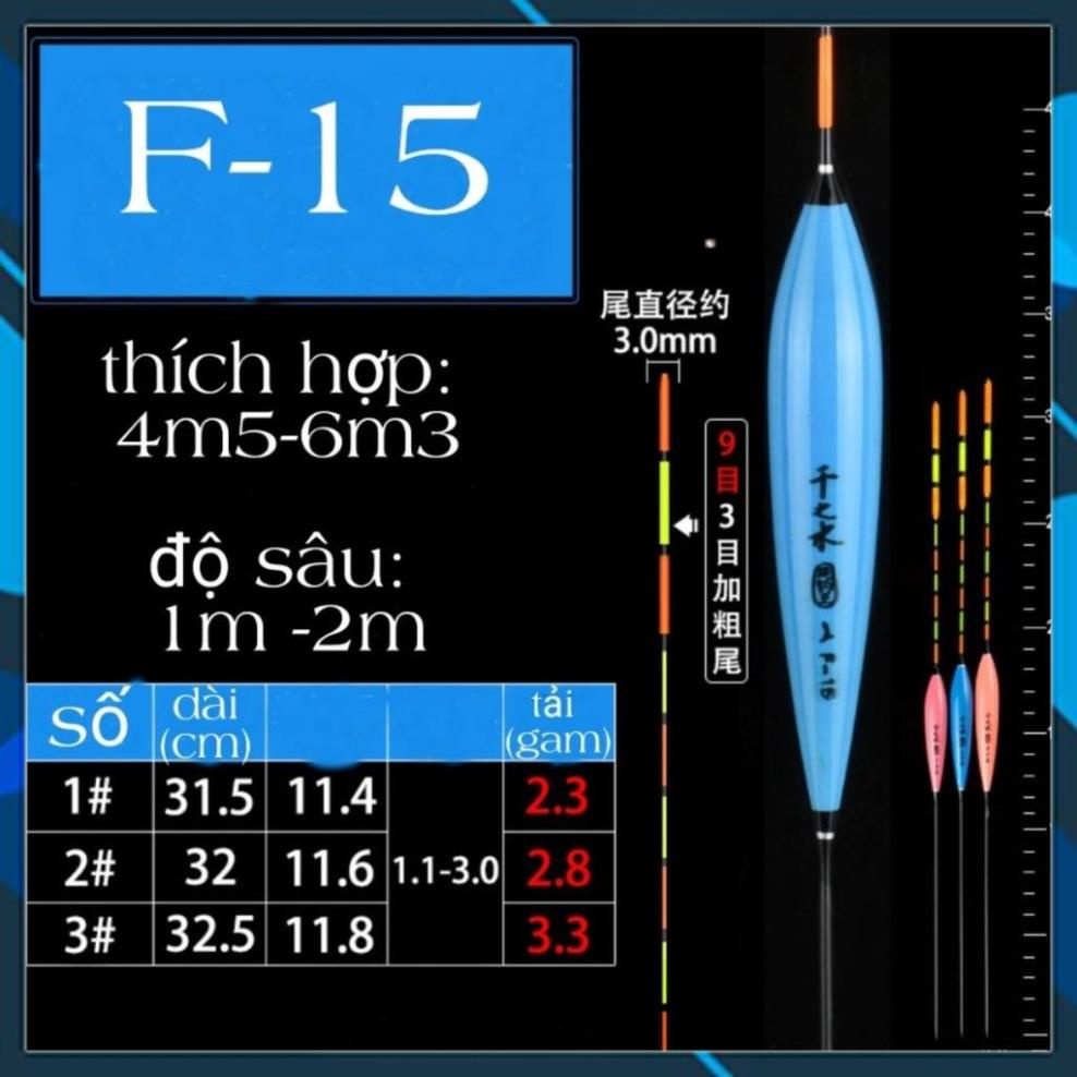[Chất Lượng] Phao Câu Đài_ Bộ 3 Phao Câu Đài Nano_ Phao Kim Câu Cá