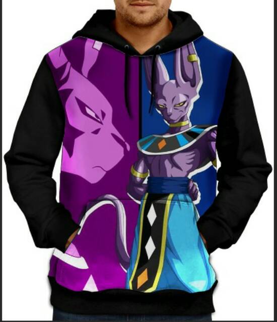 Áo Khoác Hoodie In Hình Dragon Ball Gt 3d Độc Đáo