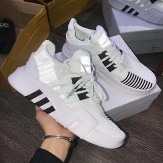 GIÀY THỂ THAO SNEAKER  EQT 2018 TRẮNG ĐEN PHẢN QUANG .FULL SZ 36- 44 Ơ FULL BOX + TẶNG MÓC KHÓA]