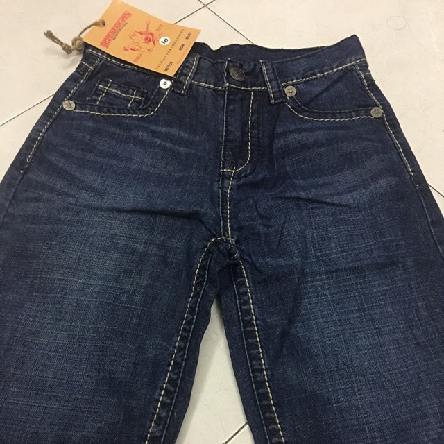 Quần jean lửng bé trai