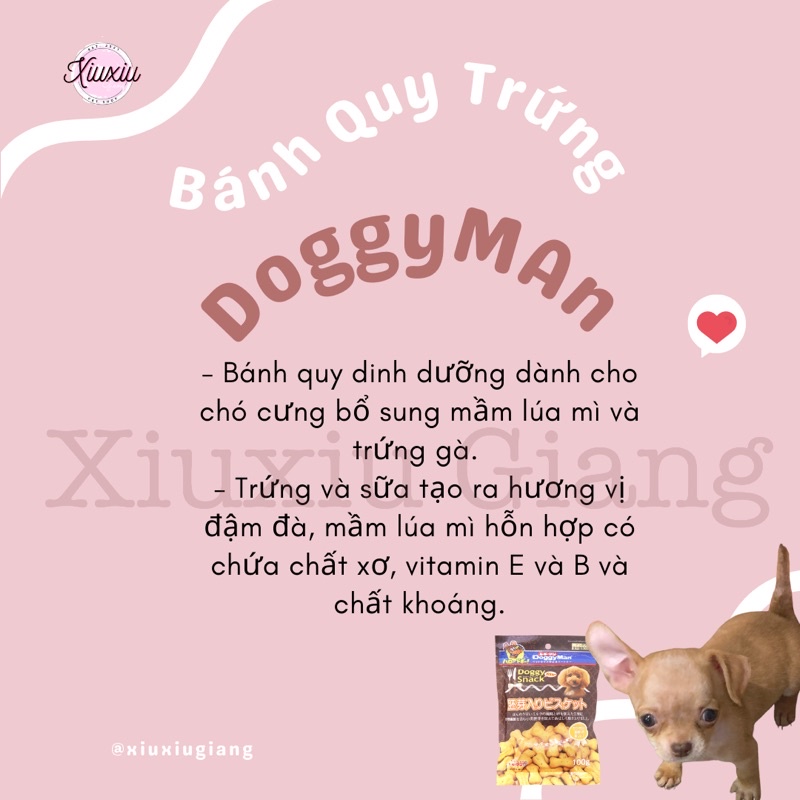 [Bánh Thưởng] Bánh Quy DoggyMan - Xiuxiu Giang