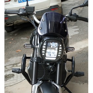 Kính chắn gió CB400, CB1300, Hornet, GZ, Virago ... các dòng xe đèn tròn Mẫu 3