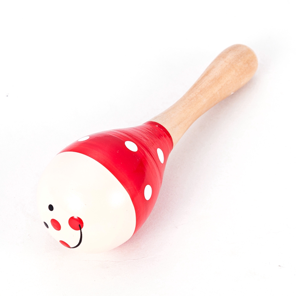 Đồ chơi lục lạc cầm tay Maraca bằng gỗ nhiều màu sắc dành cho bé