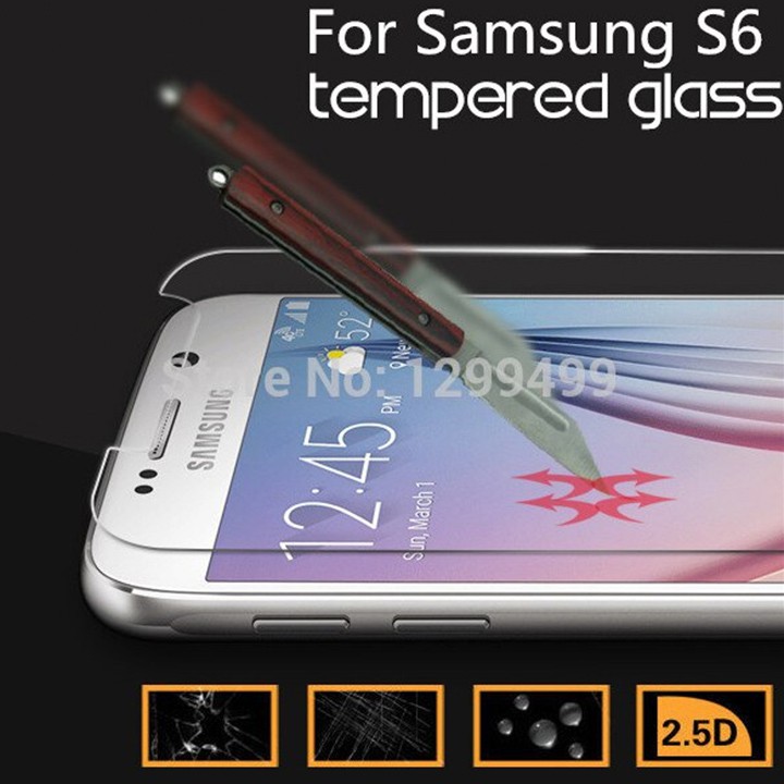 Miếng dán màn hình cường lực SAMSUNG GALAXY S6, S7 v2