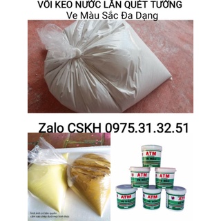 Vôi ve màu quét tường