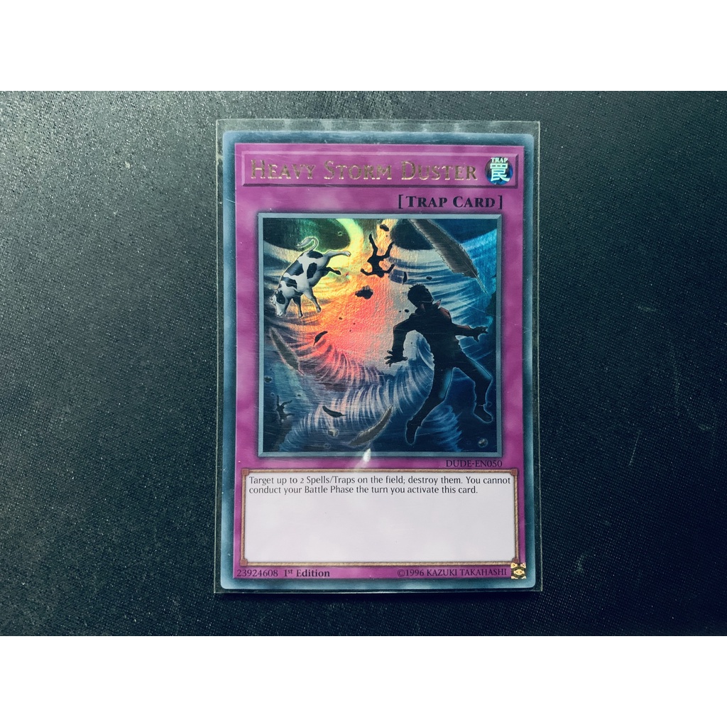 Thẻ Bài Yugioh Chính Hãng Heavy Storm Duster - DUDE-EN050