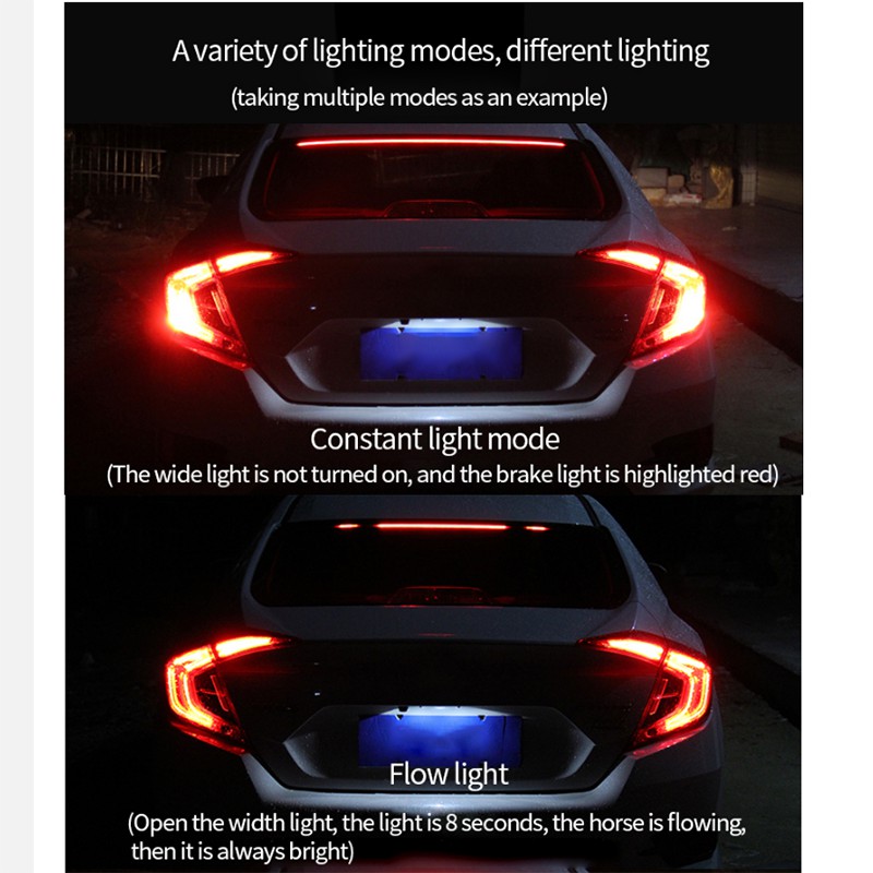 Đèn phanh LED SEAMETAL 12V 90cm cảnh báo gắn phía sau xe hơi