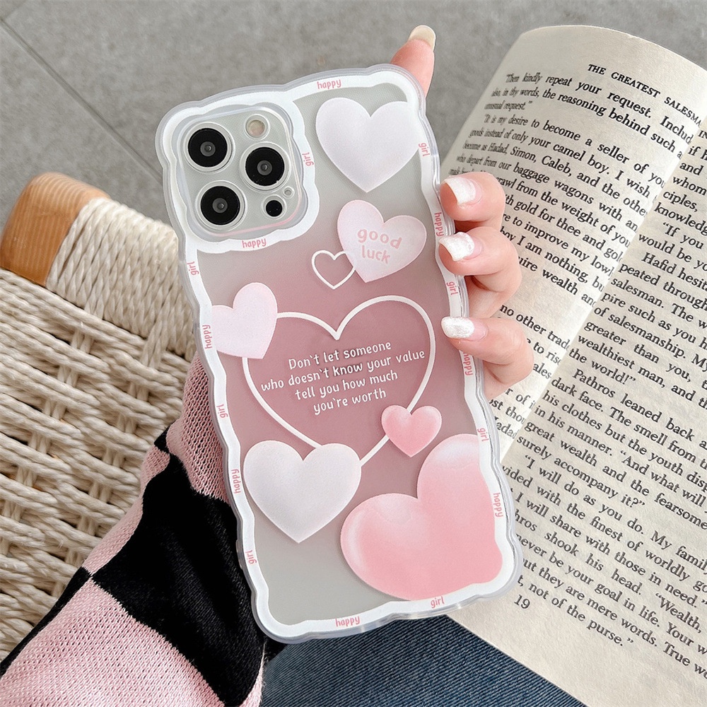 Ốp lưng iphone trong lượn sóng tim happy 6/6plus/7/7plus/8/8plus/xs/11/12/13/pro/max/plus/promax-Sale Hot G1-1