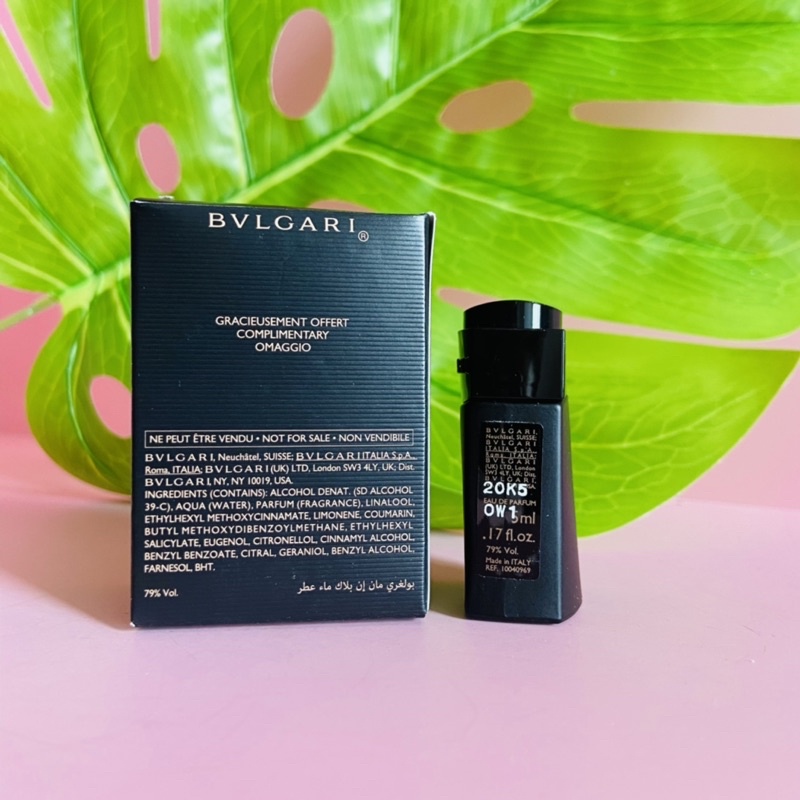 Nước hoa mini nam Bvlgari Man In Black Edp 5ml