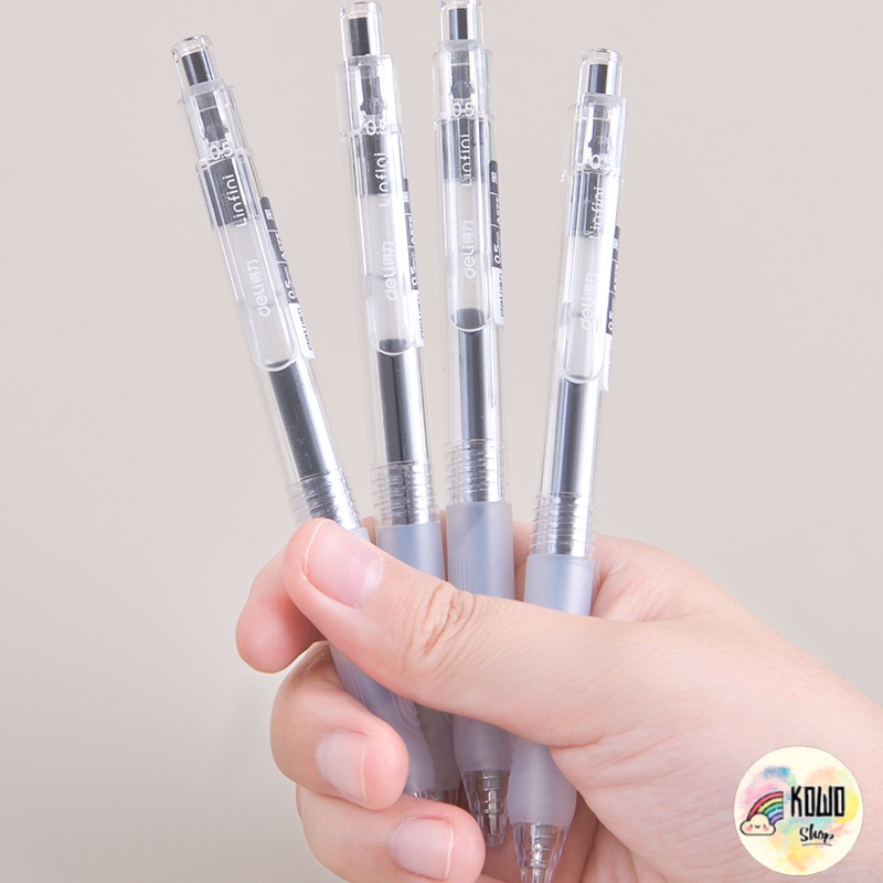 Bút Bi Mực Gel Deli A575 Cao Cấp Ngòi 0.5mm Tiện Dụng Sang Trọng B13