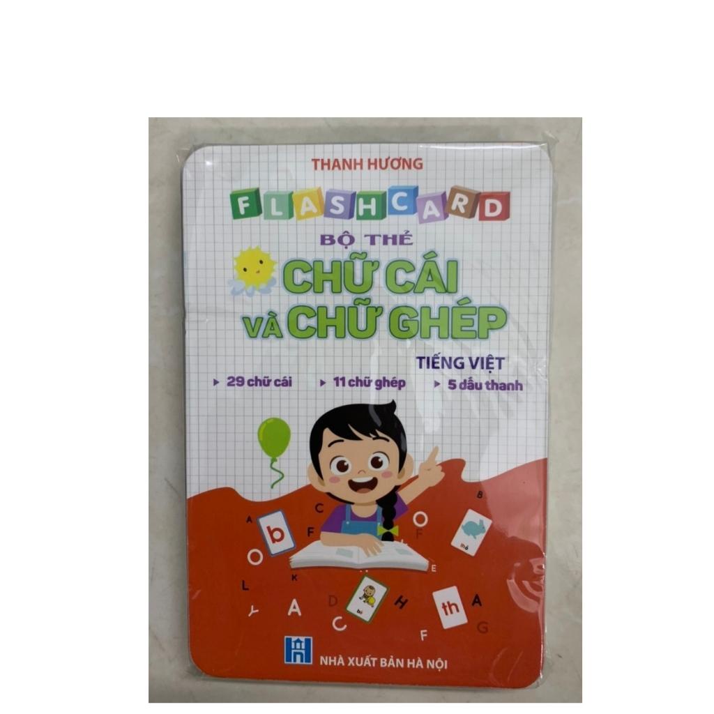 Bộ Thẻ Flashcard chữ cái chữ ghép - Bộ Thẻ  Flashcard học toán cho bé