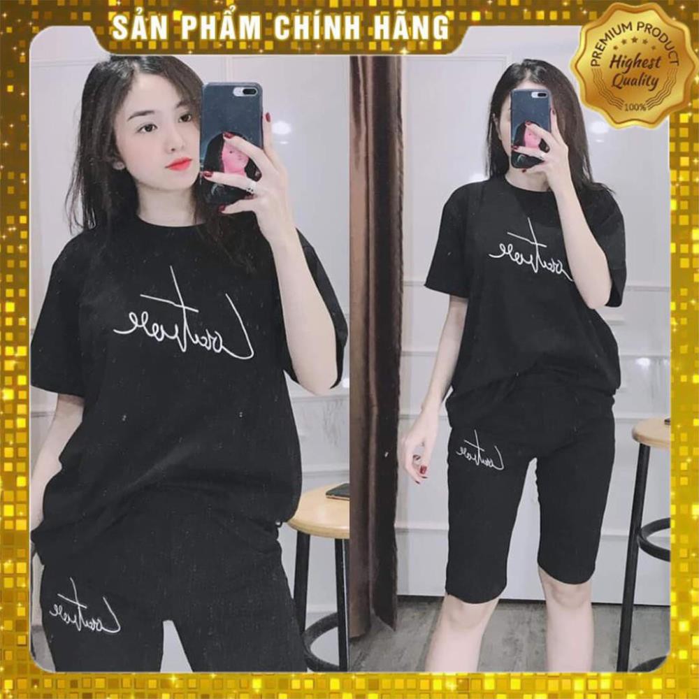 Set Bộ Lửng thun thêu 💖 Đồ Bộ Nữ 💖 Hàng Quảng Châu 100%