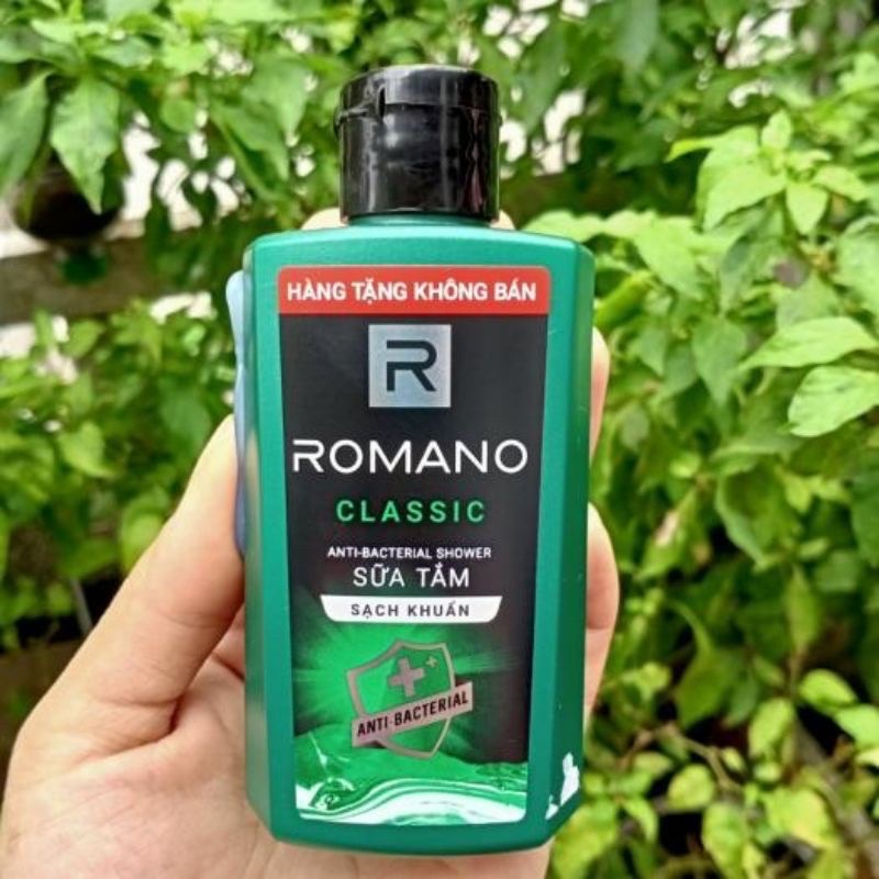 60g - Dầu gội/sữa tắm Romano( hàng khuyến mãi)