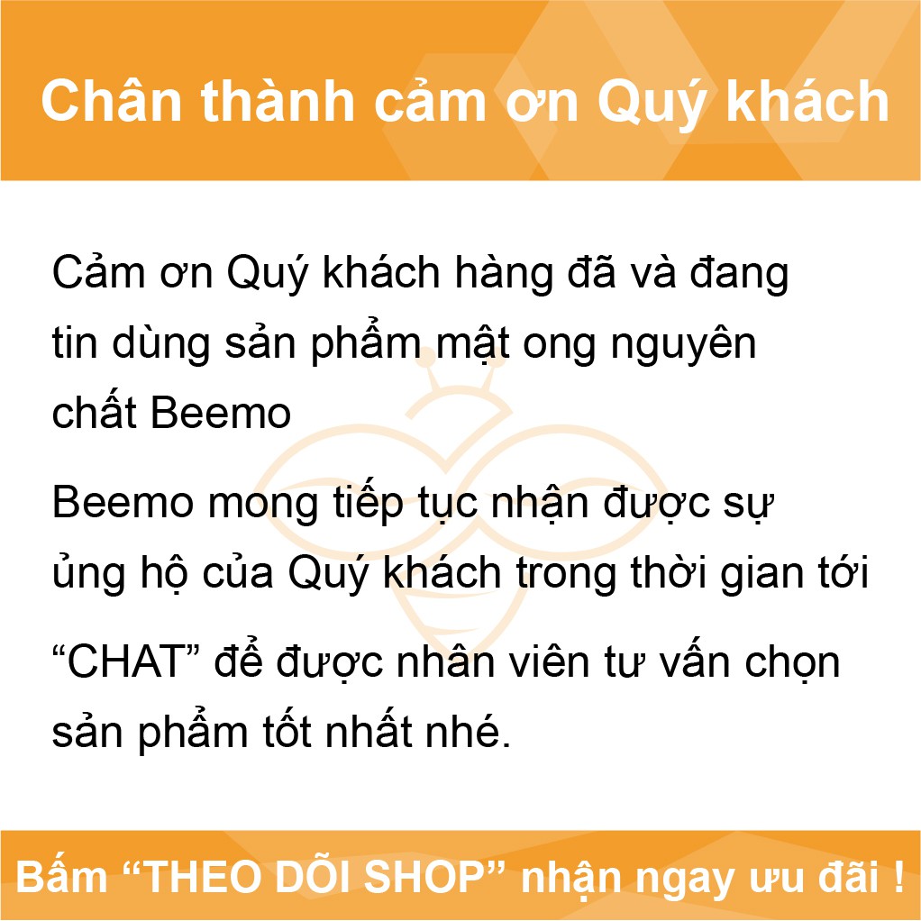 Mật ong nguyên chất hoa cà phê Beemo 1Kg