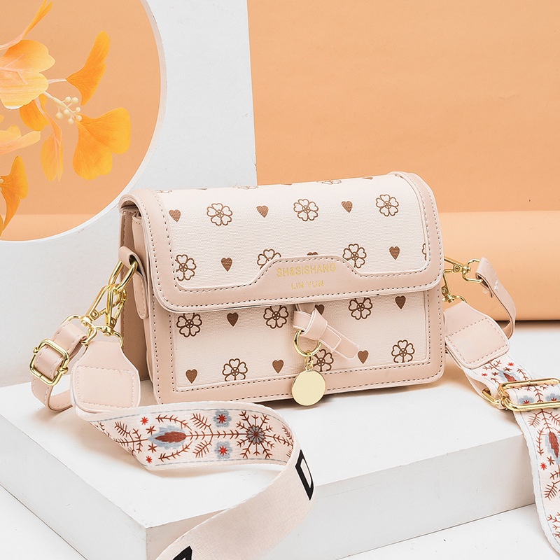 Túi Đeo Vai Hình Vuông Cỡ Nhỏ In Họa Tiết Phong Cách Phương Tây Thời Trang Sang Trọng Cho Nữ