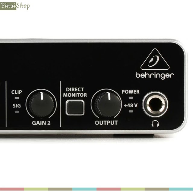 [Mã ELHACE giảm 4% đơn 300K] Sound card thu âm 48v Behringer Uphoria UMC22