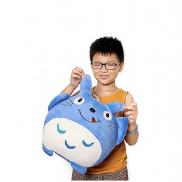 Thú bông totoro bụng trắng Nhật Bản xanh nước biển size big