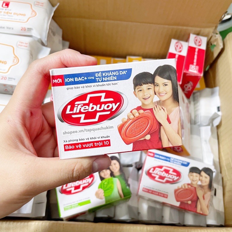 Xà bông cục LIFEBUOY 90G Bảo Vệ Vượt Trội