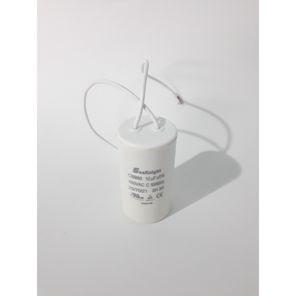 Tụ đề khởi động mô tơ cửa cổng, Tụ điện CBB60 10mF-450VAC