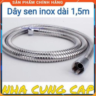 Vòi tưới cây rửa xe❤️Evoucher❤️ Dây vòi sen tắm inox 304 cao cấp chống xoắn 206784 [SKM]