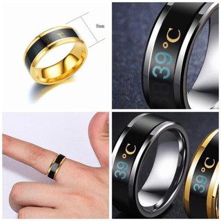Nhẫn titan đo nhiệt độ cơ thể thông minh cực ngầu