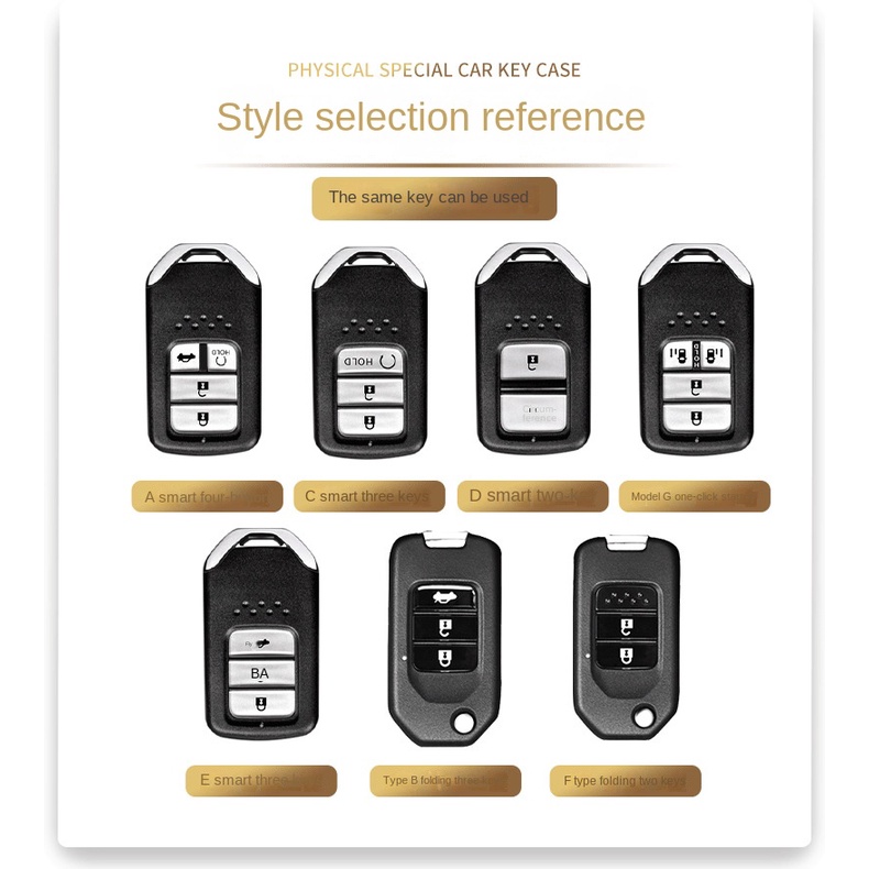 Ốp Da Bảo Vệ Chìa Khóa Xe Hơi Honda XRV Civic CRV Accord CITY Hrv