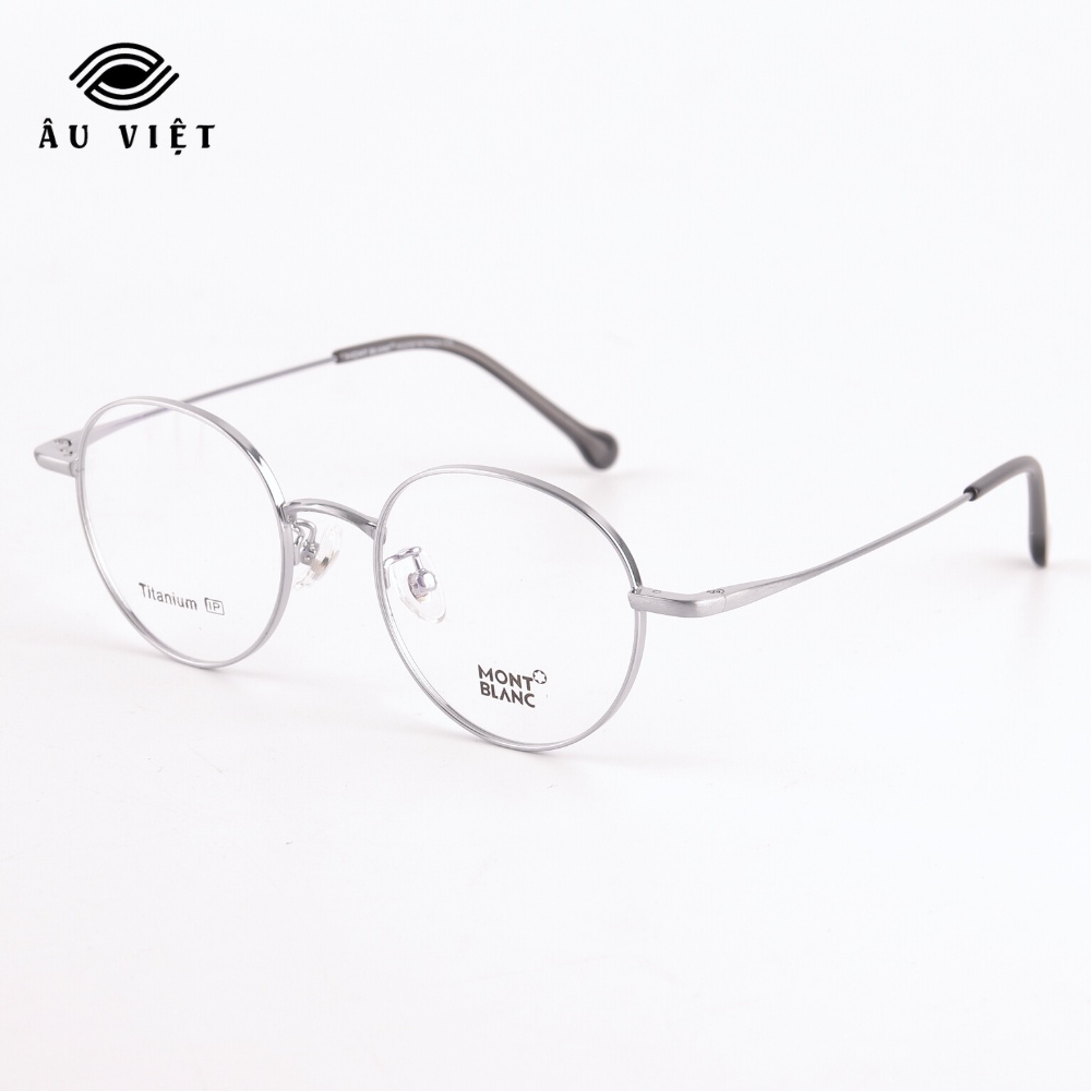 Gọng kính titanium MB 1074 dáng tròn Full box
