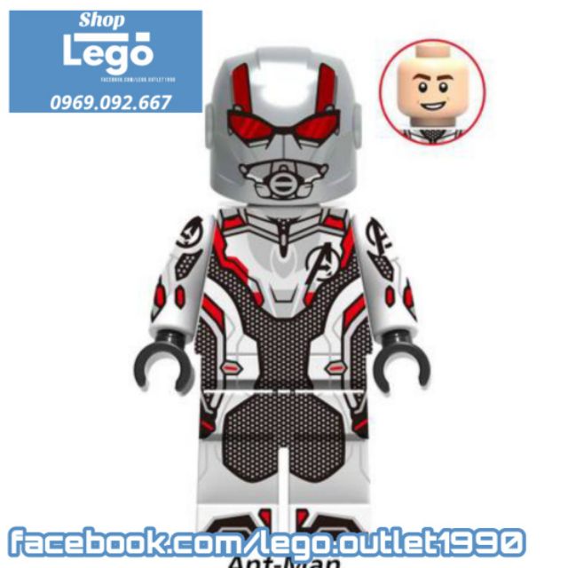 Xếp hình Siêu anh hùng Avengers: Endgame Black widow - Thor - Ant man - Nebula - Iron man Lego Minifigures Xinh X0251