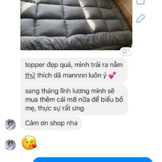 Topper cho khách sạn 5*