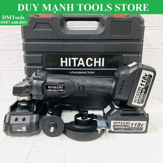 Máy Mài Pin HITACHI 118V động cơ không chổi than có điều chỉnh vòng tua
