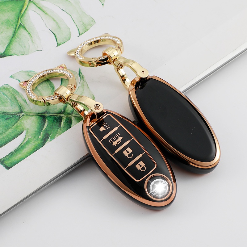 Vỏ TPU Bảo Vệ Chìa Khóa Điều Khiển Từ Xa Cho Xe Hơi Nissan Qashqai X-Trail Versa T31 T32 Juke J10 J11 Tiida Altima Pathfinder Kicks For Infiniti Nissan Juke Leaf Micra K12 Note Patrol Qashqa