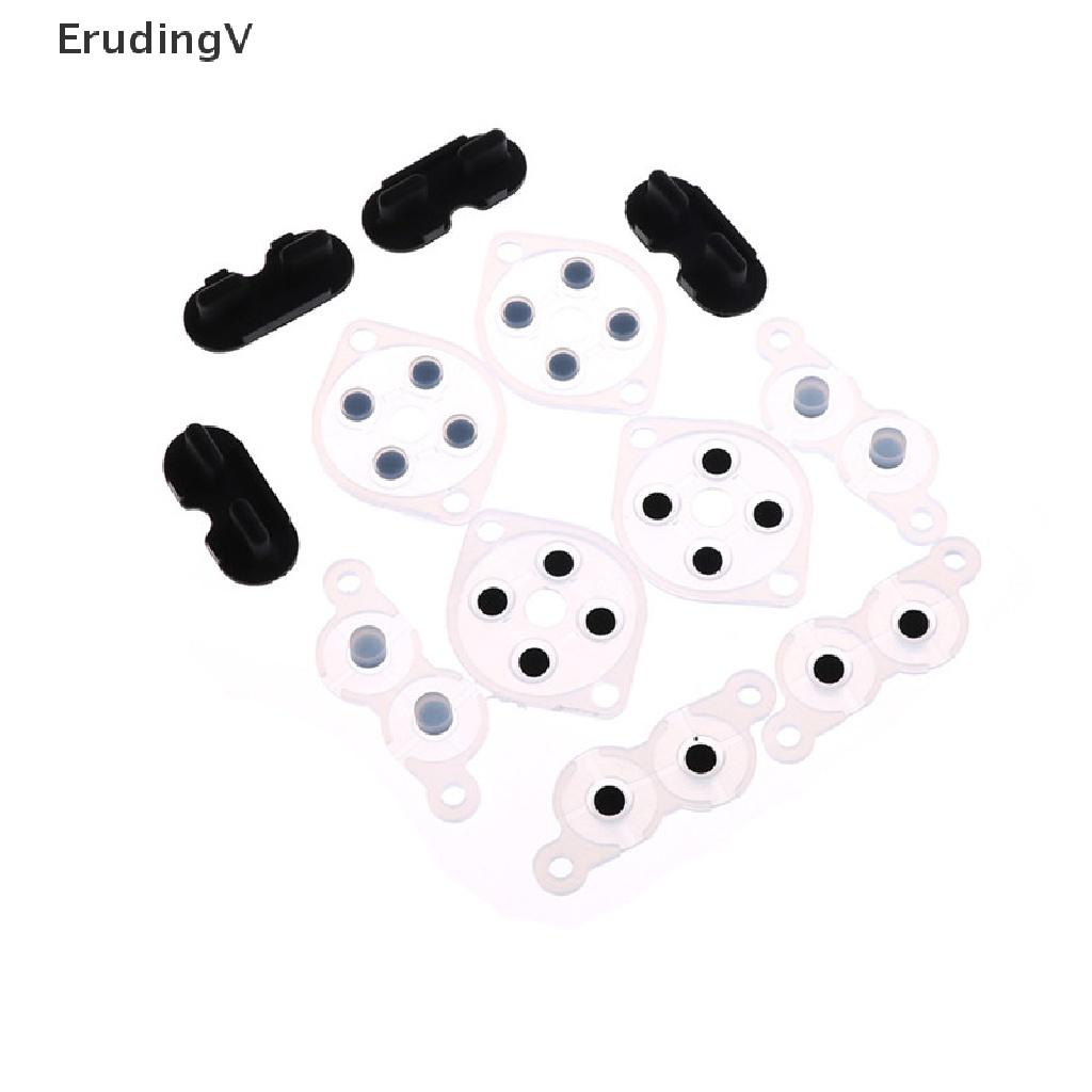 Set 4 Miếng Đệm Silicon Dẫn Điện Thay Thế Cho Tay Cầm Chơi Game Nintendo NES