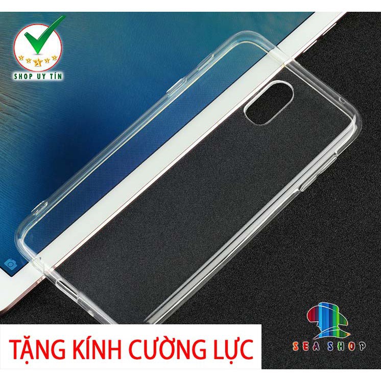 [TẶNG CƯỜNG LỰC] Ốp lưng Samsung Galaxy J7 Plus Nhựa dẻo - trong suốt
