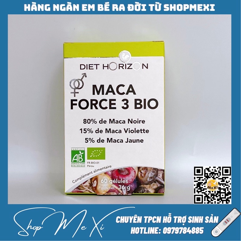 Maca xanh FORCE 3 Bio  - tăng thụ thai, niêm mạc đẹp