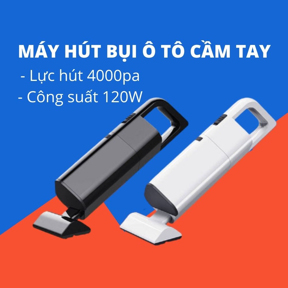 Máy Hút Bụi Mini Cầm Tay AIKESI 120W - Hút Bụi Ô Tô, Hút Bụi Gia Đình