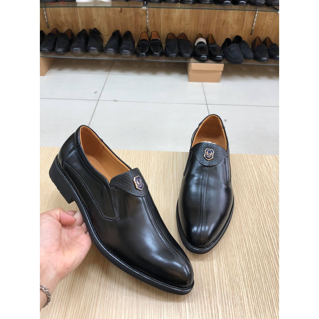 Giày tây nam công sở mũi nhọn M5, giày da nam cao cấp