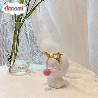 Lọ đựng cọ trang điểm mini thiết kế hình cô gái nghệ thuật sáng tạo
