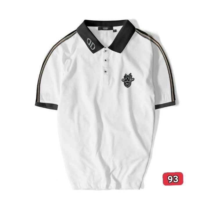 Áo thun nam cộc tay đẹp murad_fashion, áo phông nam màu trắng thêu logo cao cấp 2021 atn93