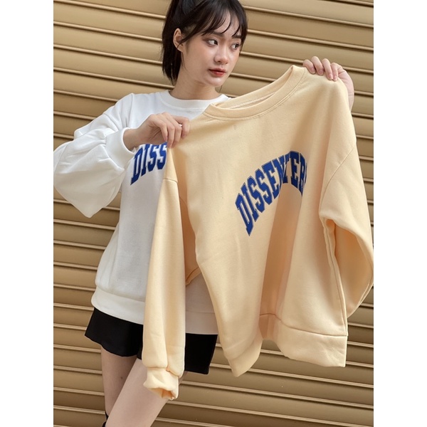  Áo Sweater Dáng Rộng In Chữ Phong Cách Hàn Quốc Năng Động Cho Nữ JUMIO | BigBuy360 - bigbuy360.vn